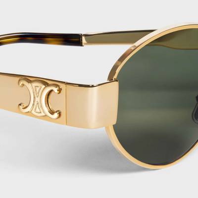 CELINE Triomphe Metal 01 sunglasses in Metal outlook