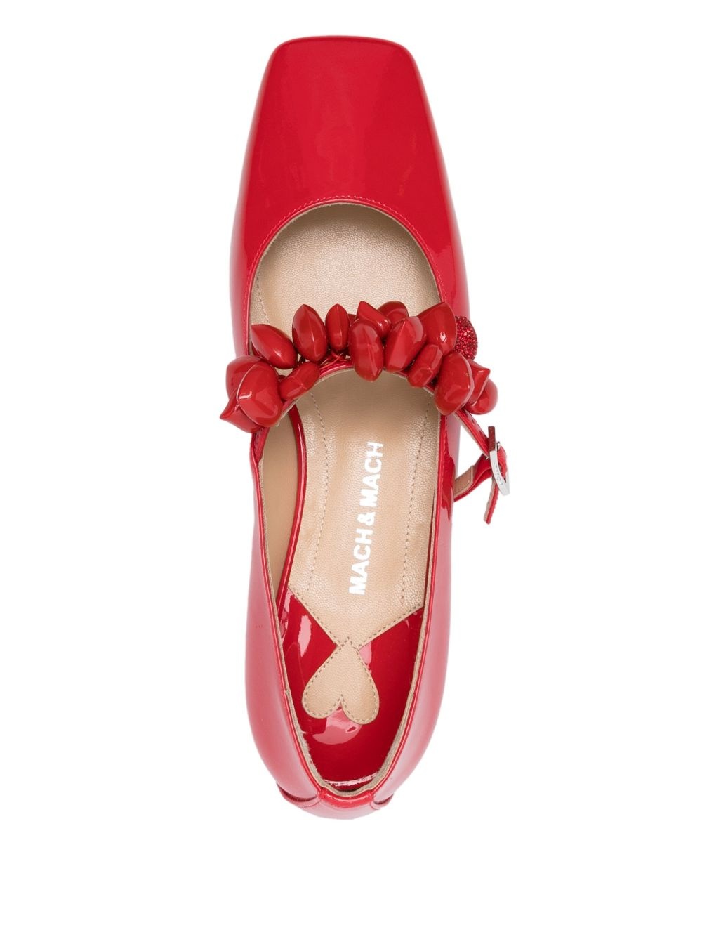 Puffy Heart ballet flats - 4