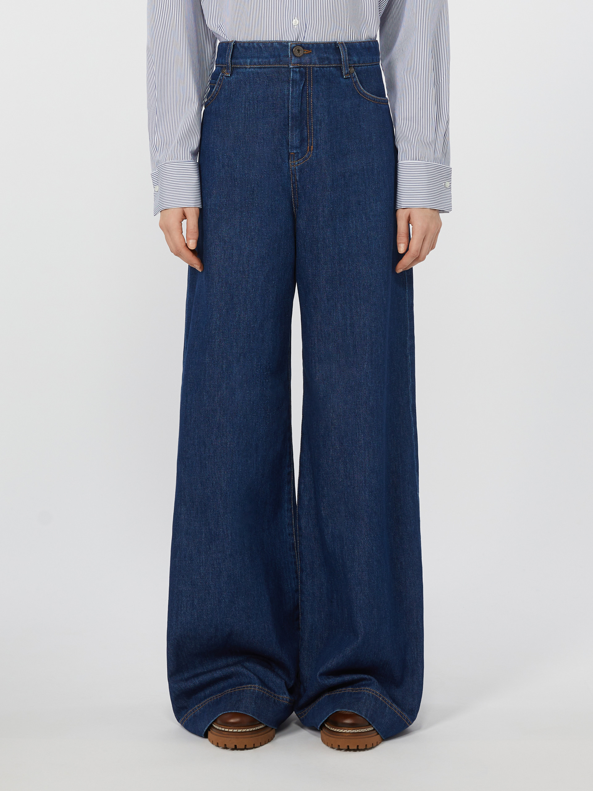 CIRO Cotton denim wide-leg jeans - 3