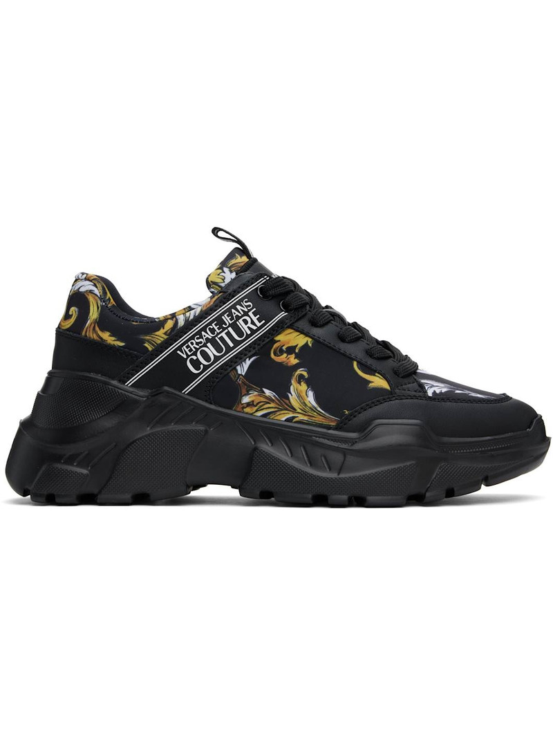 Black Speedtrack Sneakers - 1
