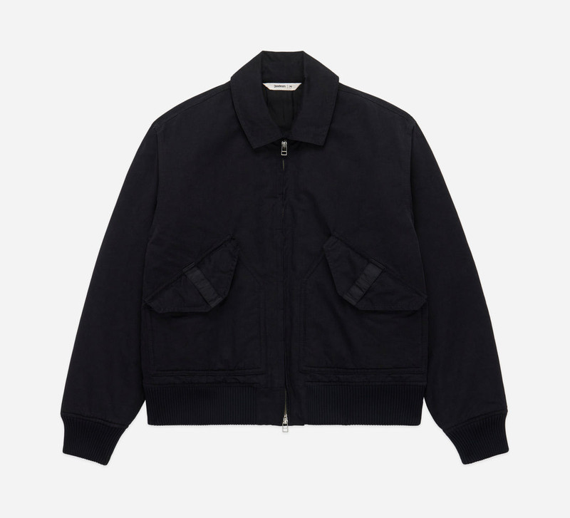 CWU Flight Jacket - Black Cotton/Nylon 1