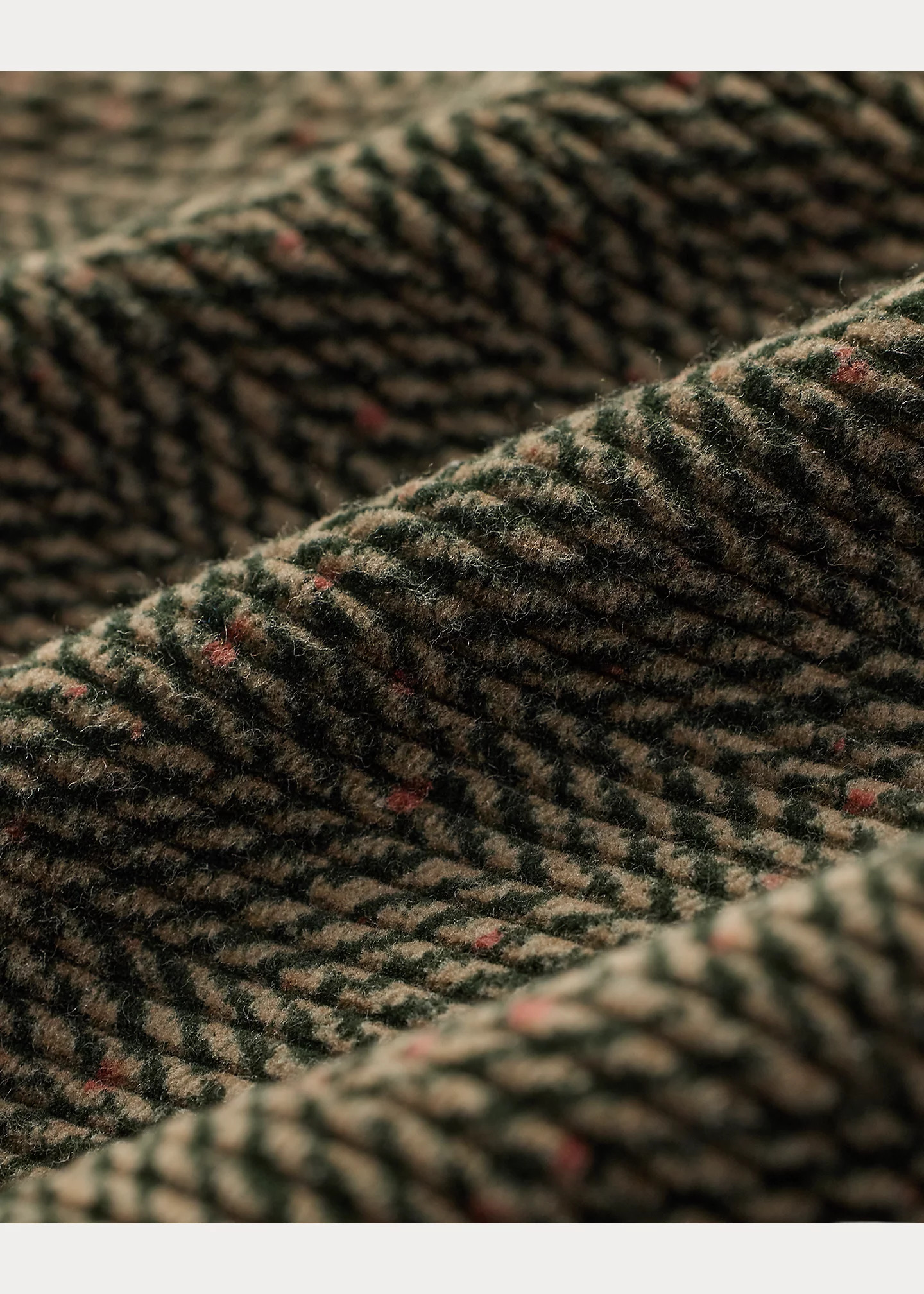 Herringbone-Print Corduroy Topcoat - 10