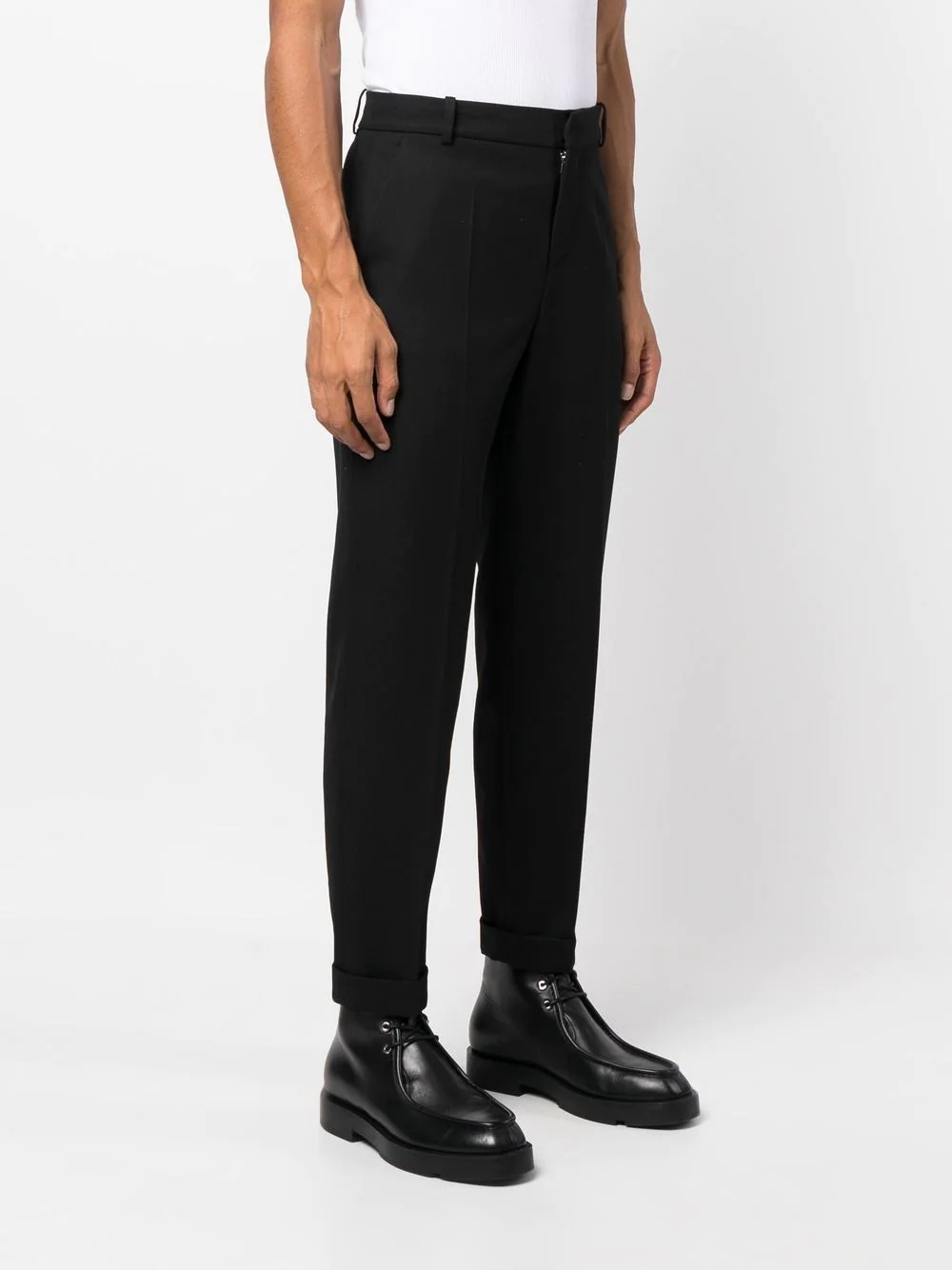 mid-rise cropped trousers - 5