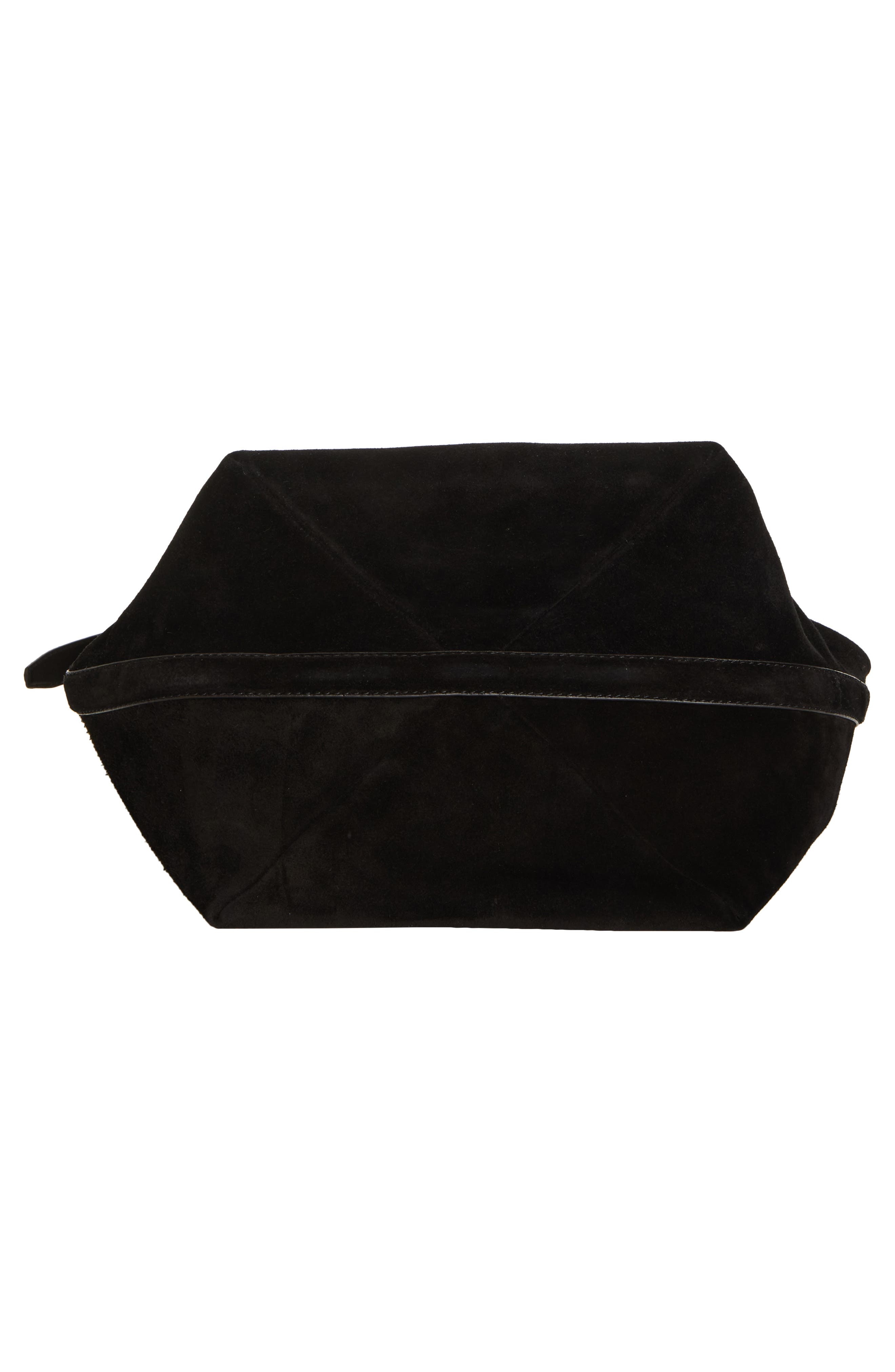 TOTEME Belt Strap Suede Hobo Bag in Espresso at Nordstrom - 7