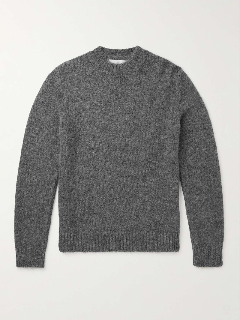 Stretch Alpaca and Wool-Blend Sweater 1