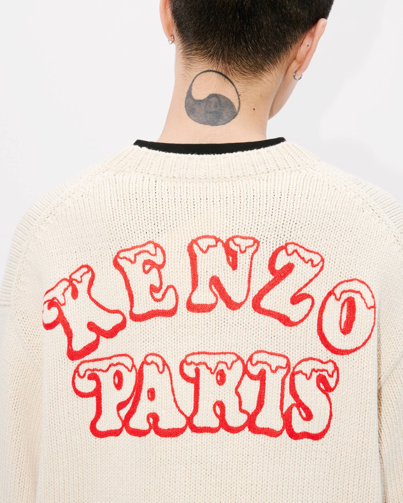 'KENZO VERDY MARKET' genderless jumper in wool and cotton 12