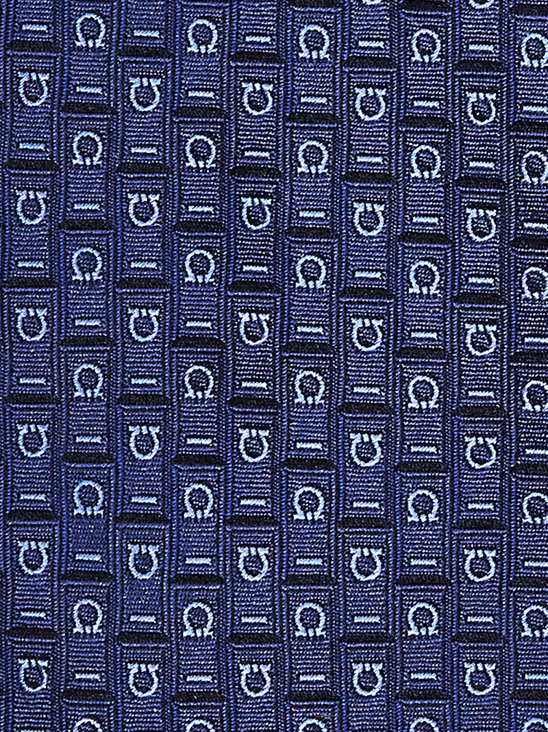 FERRAGAMO Ferragamo Monogram jacquard tie outlook