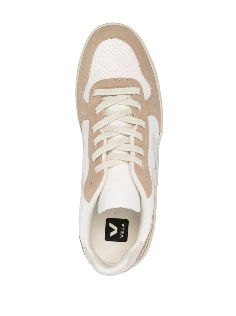 V-10 panelled lace-up sneakers 4