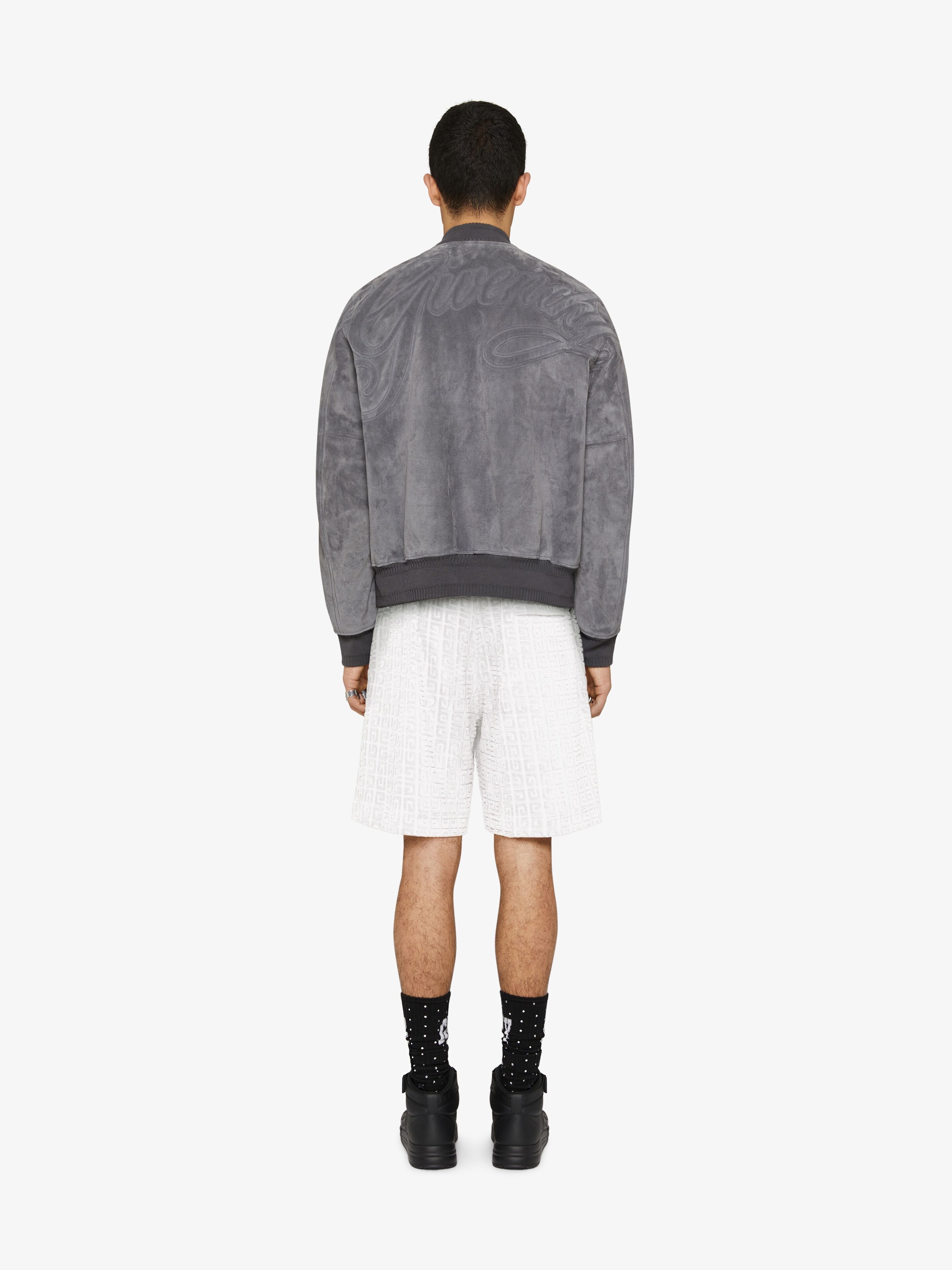 BERMUDA SHORTS IN 4G TOWELLING COTTON JACQUARD - 4