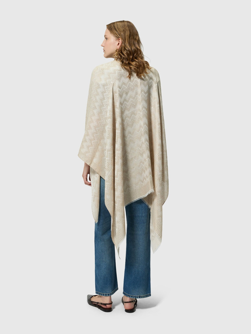 Viscose and modal-blend cape 3