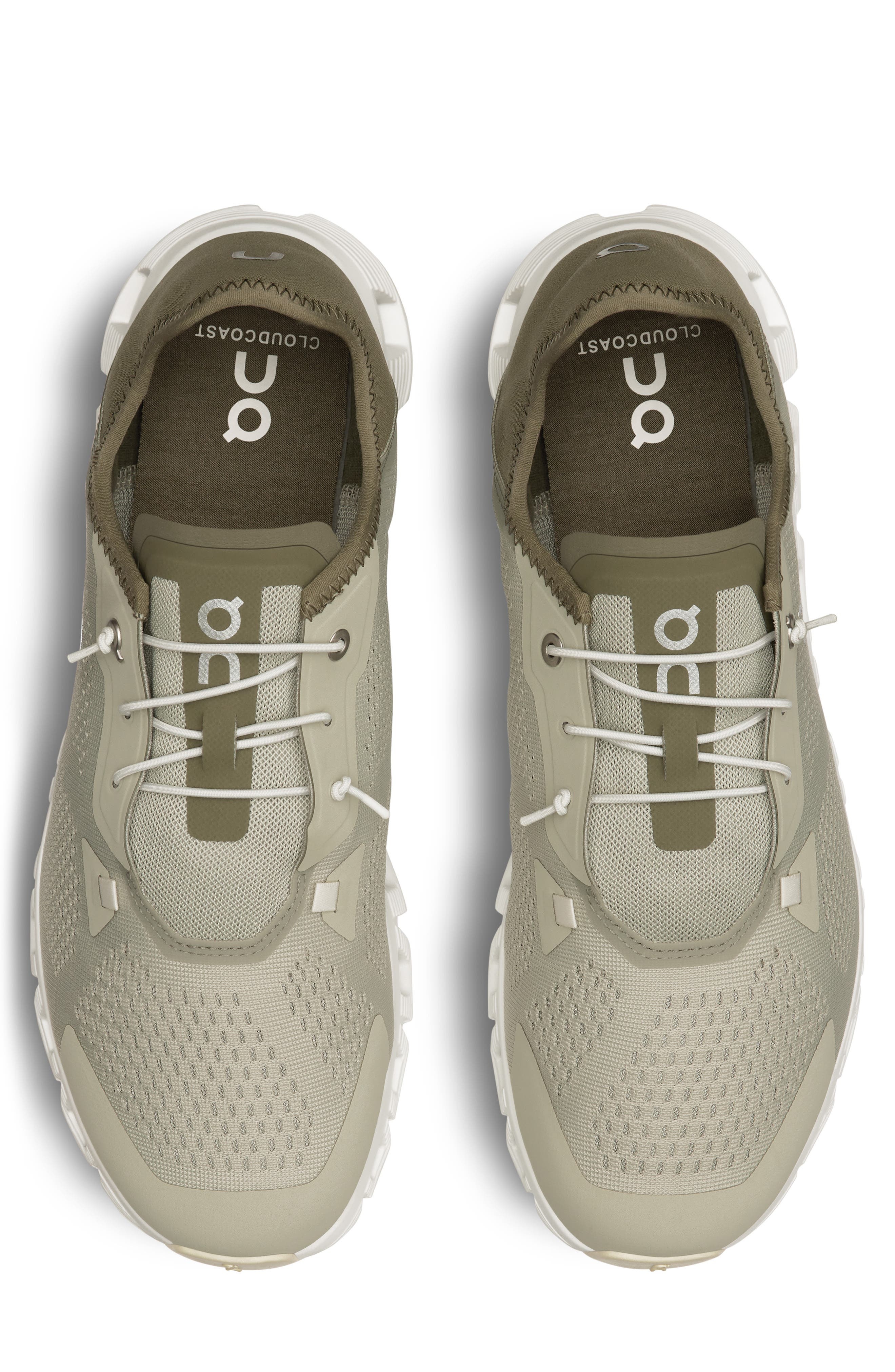 On Cloud 5 Coast Sneaker in Chalk/olive at Nordstrom - 3