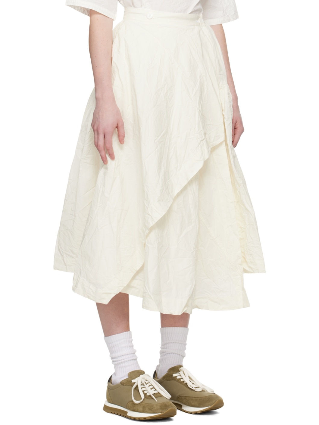 White Javeline Midi Skirt - 2
