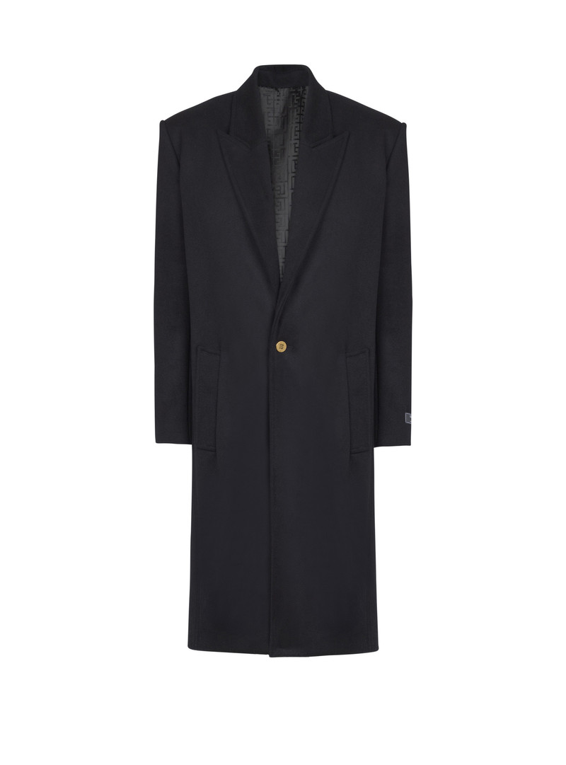 Oversized wool and cashmere coat 1