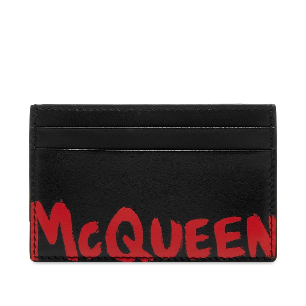 Alexander McQueen Graffiti Logo Card Holder - 1