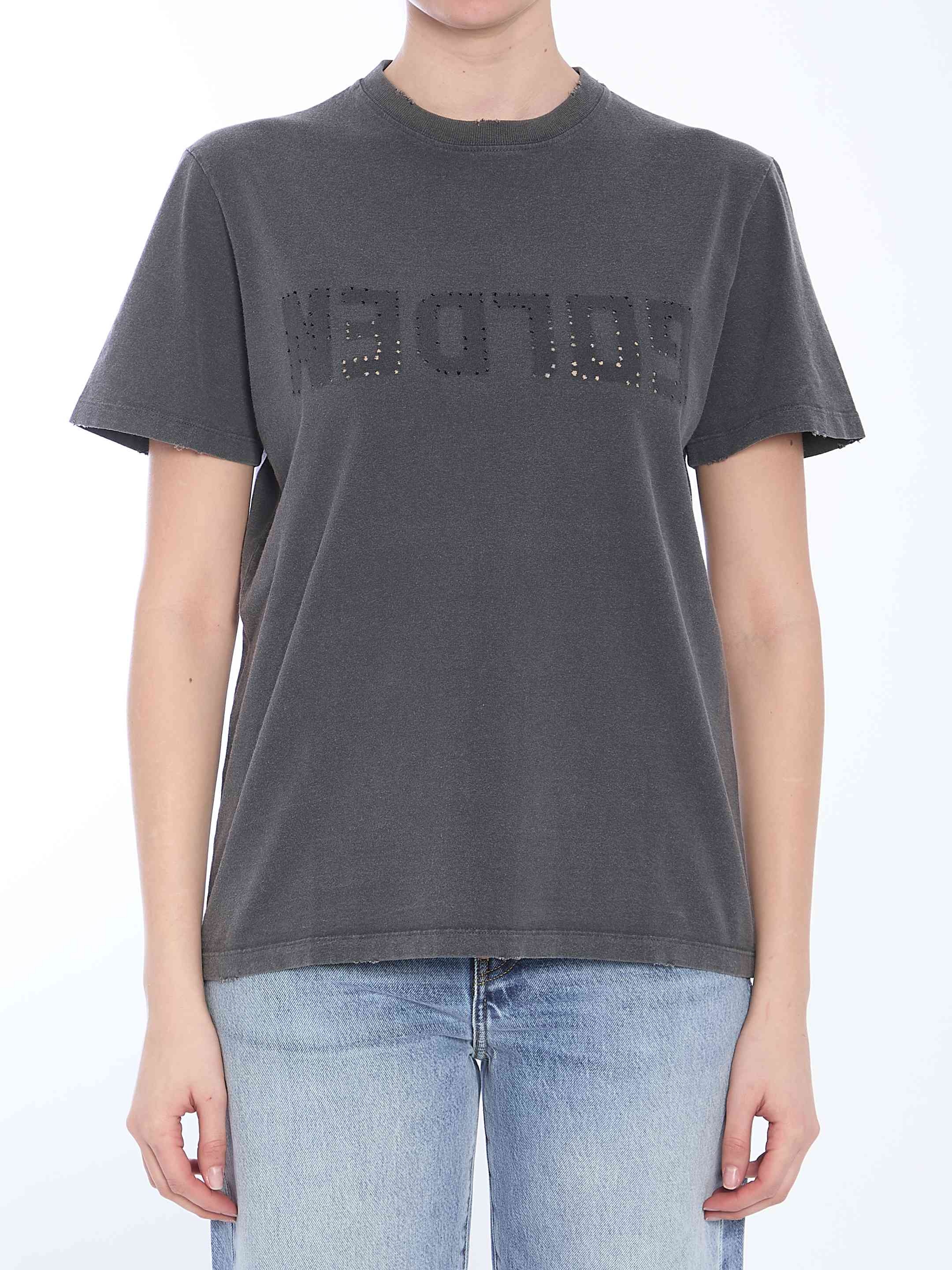 Golden Goose Women Distressed T-Shirt - 1