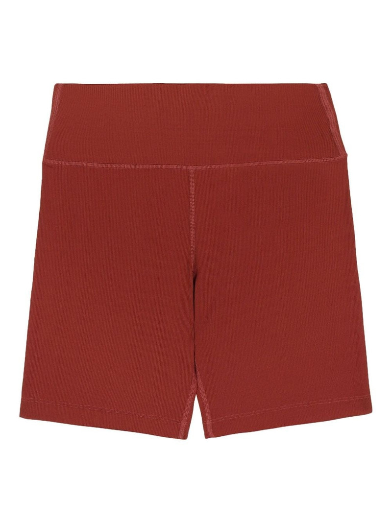 Sporty & Rich logo-print elasticated-waistband biker shorts outlook