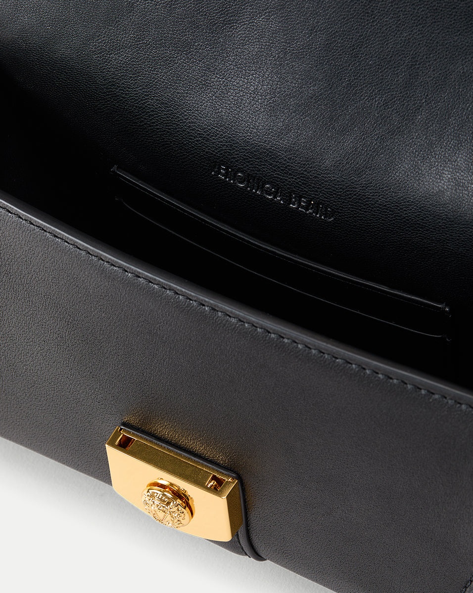SMALL CREST LOCK TRAP BAG - 4