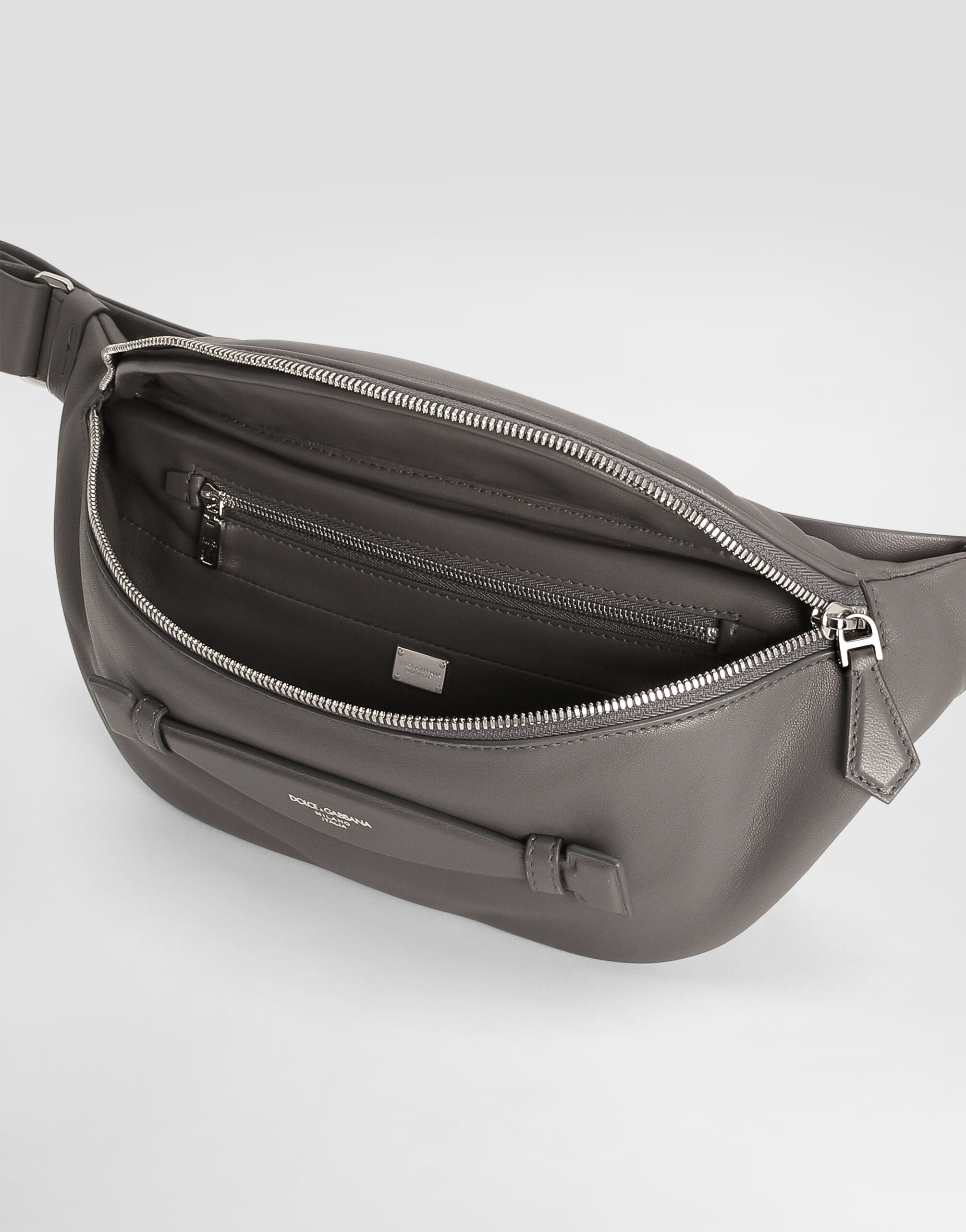 Calfskin nappa leather belt bag - 4