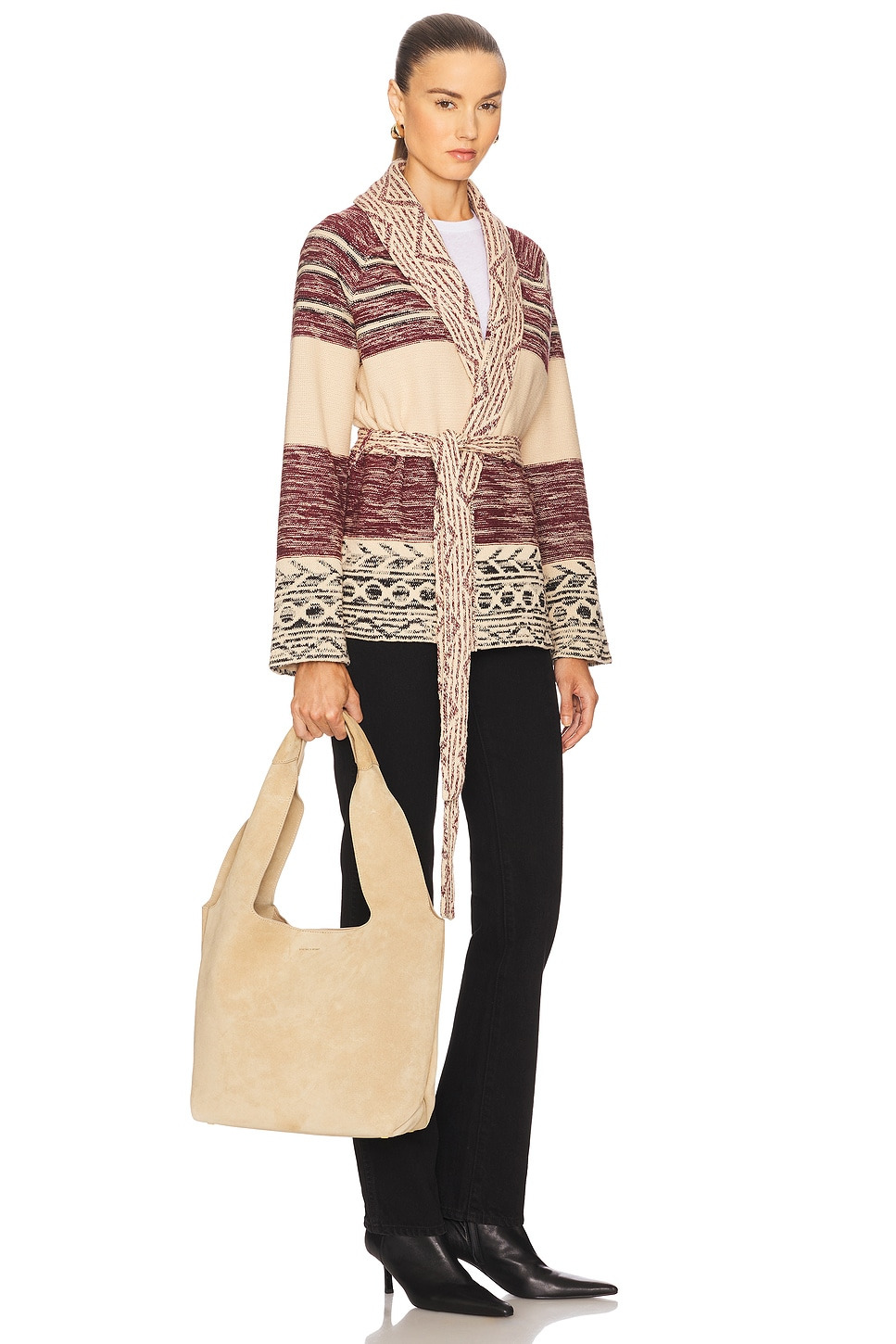 Suede Sling Bag - 5