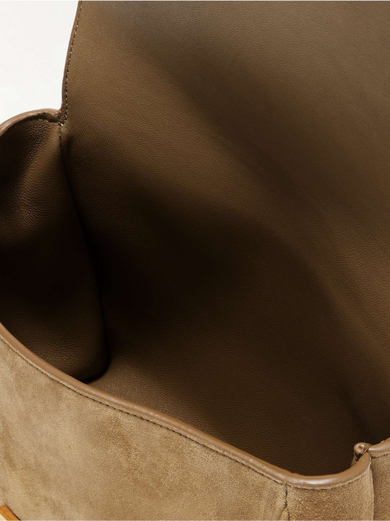 Audrey suede shoulder bag Tan - 5