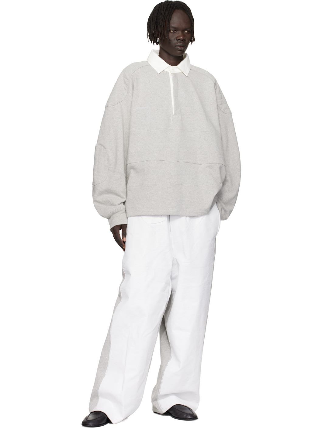 Gray Paneled Polo - 4
