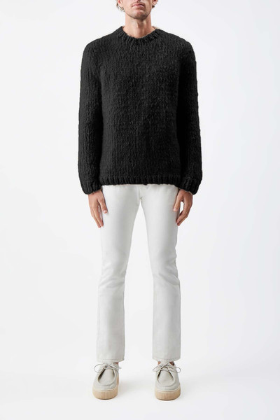 GABRIELA HEARST Lawrence Knit Sweater in Black Welfat Cashmere outlook
