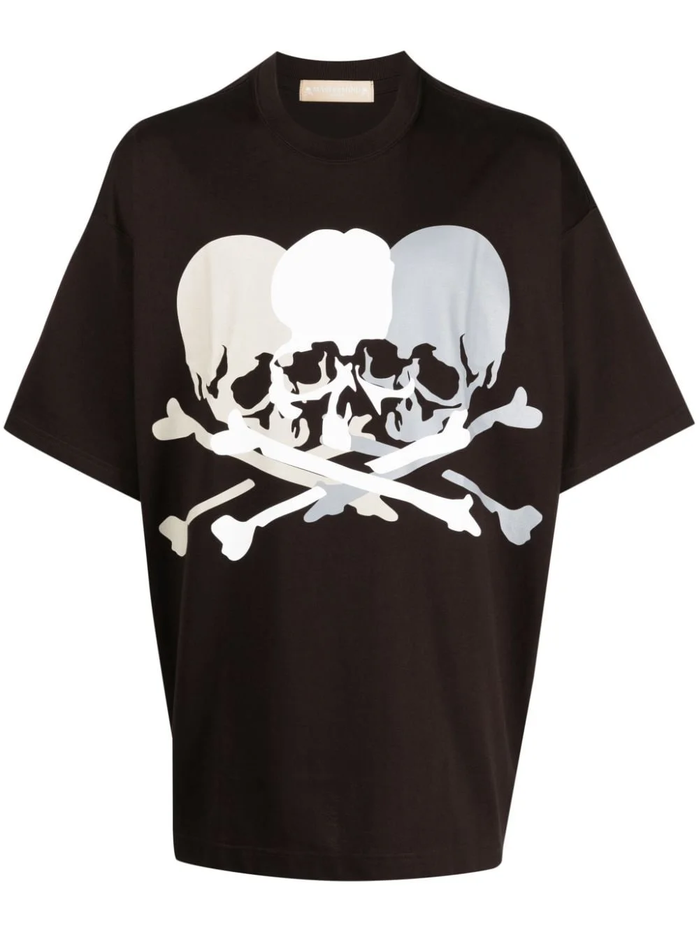 skull-print cotton T-shirt - 1