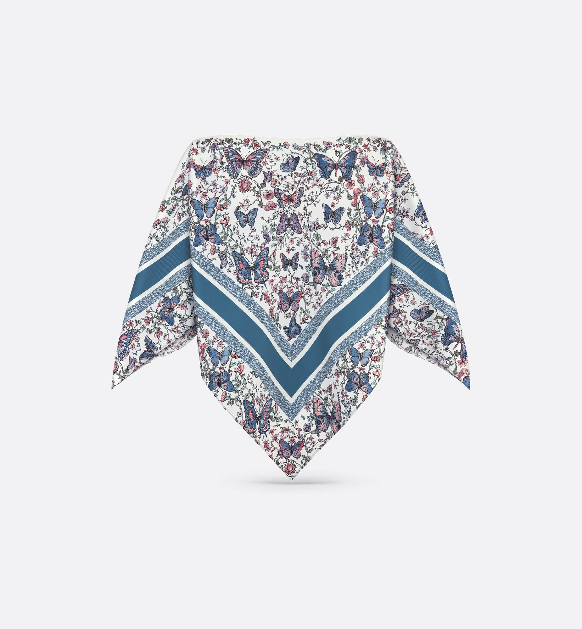 Toile de Jouy Papillon Dior Silk Top - 4
