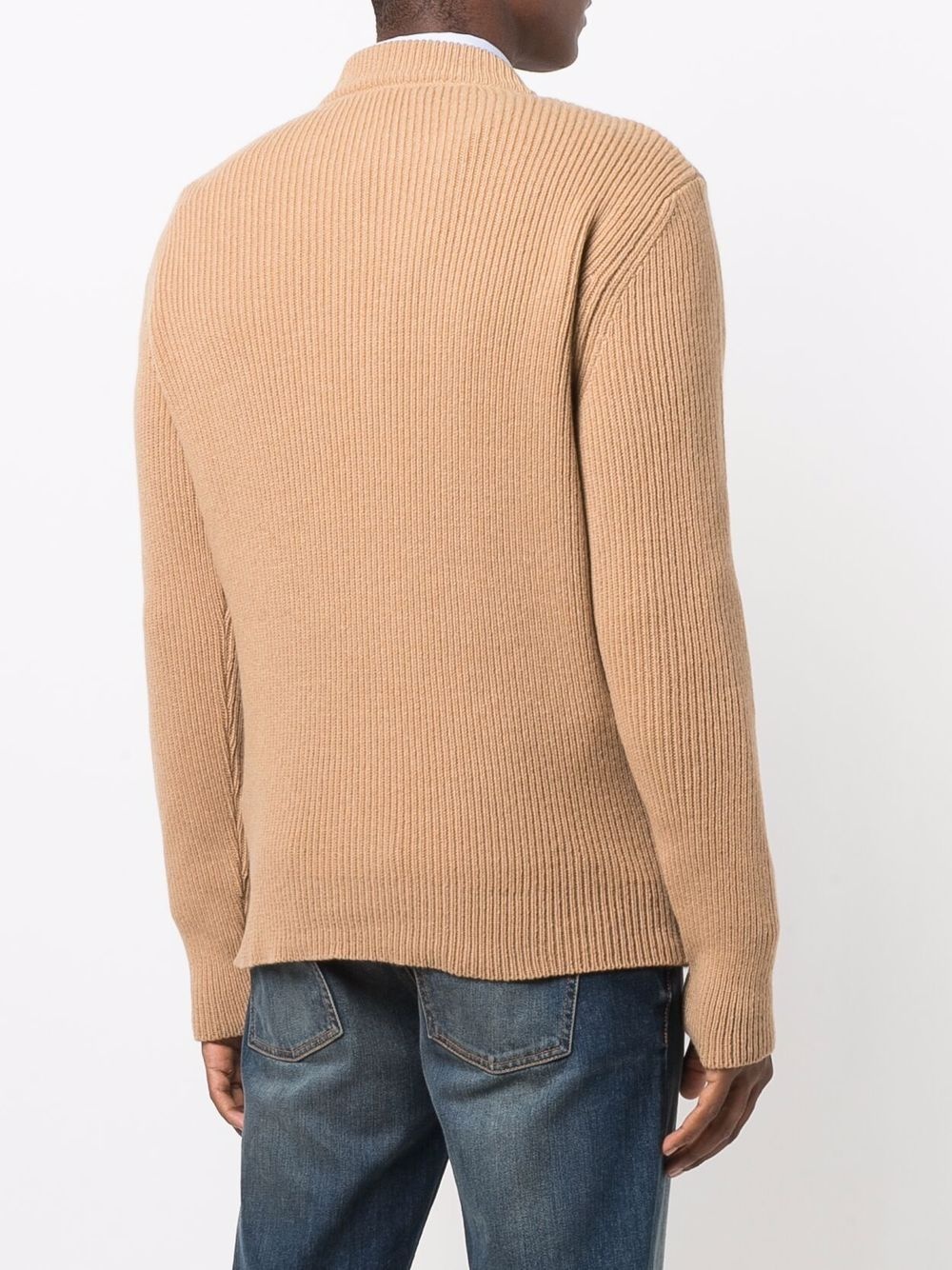 ribbed-knit jumper - 4