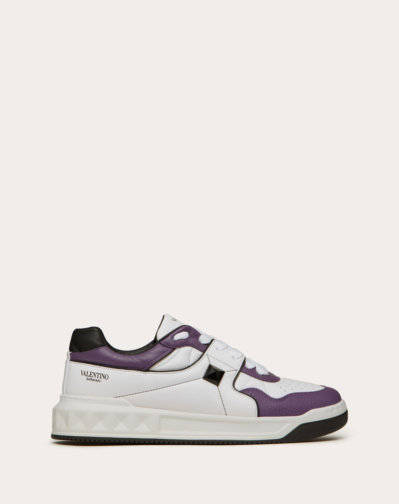ONE STUD LOW-TOP NAPPA SNEAKER - 1