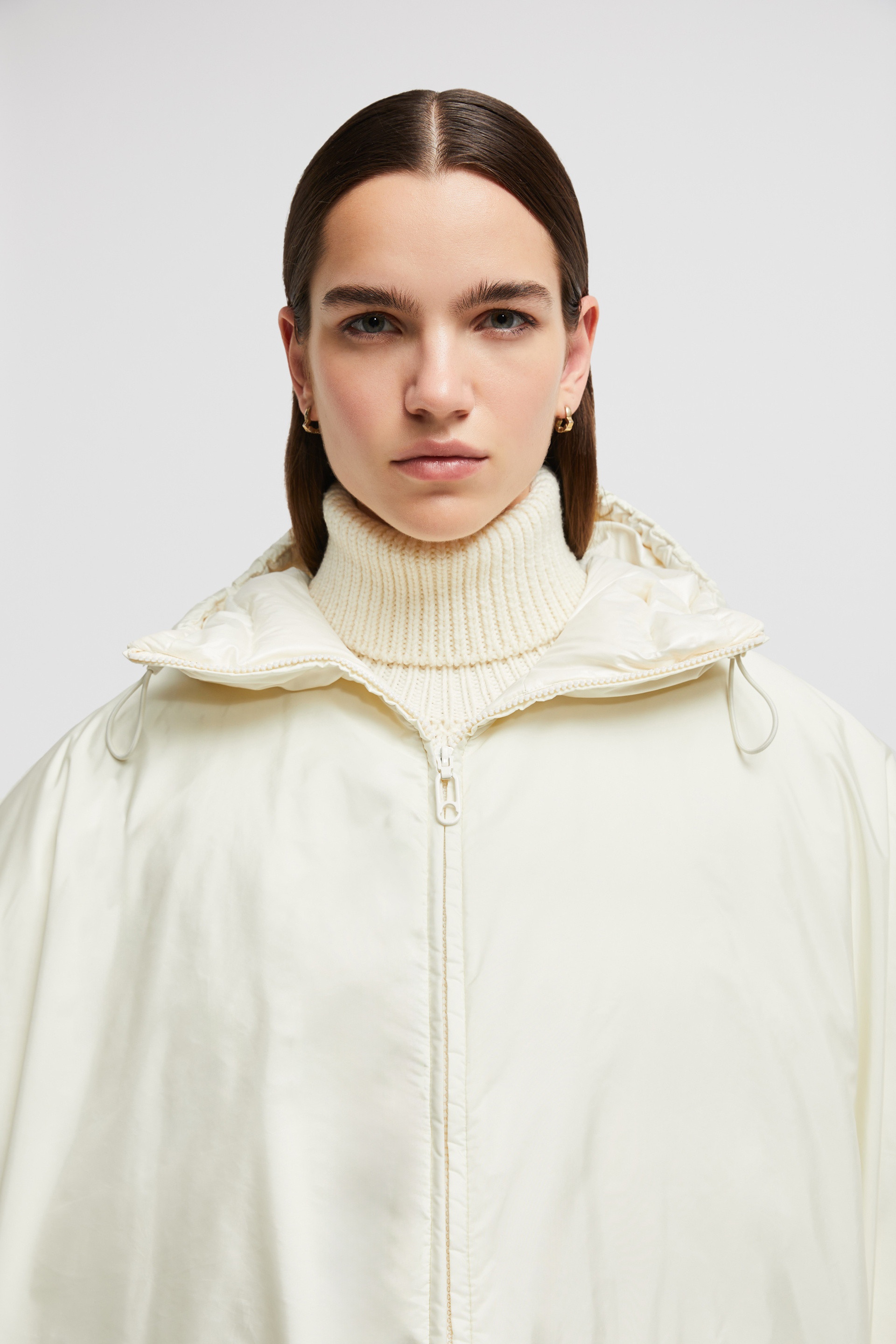 Hooded Padded Cape - 4