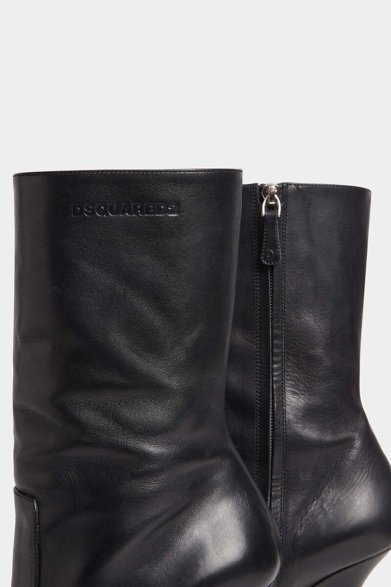DEANDAY HEELED LEATHER ANKLE BOOTS - 4