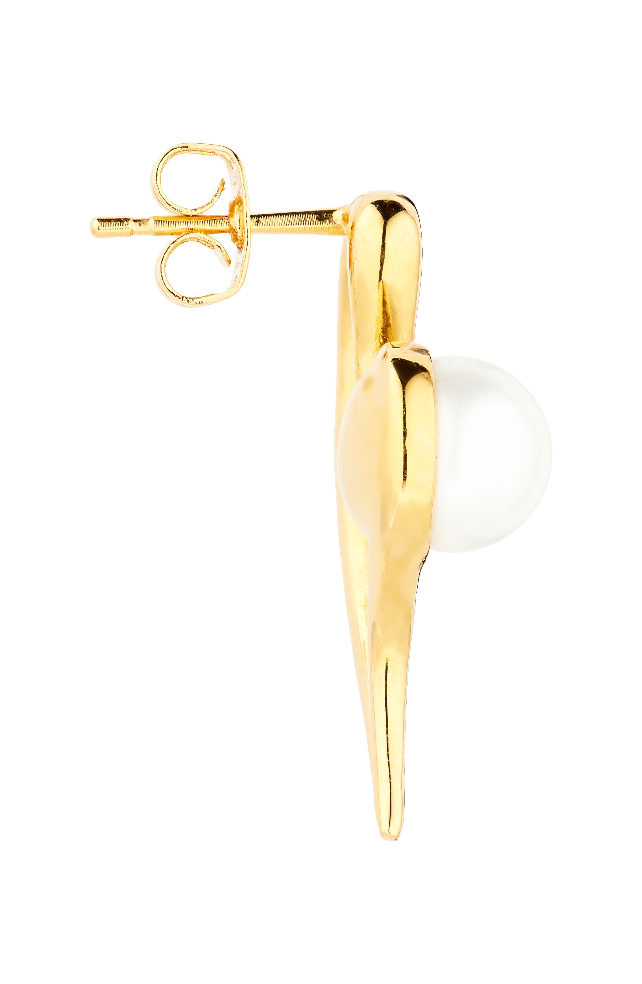Oscar de la Renta Small Heart Faux Pearl Earrings at Nordstrom - 6