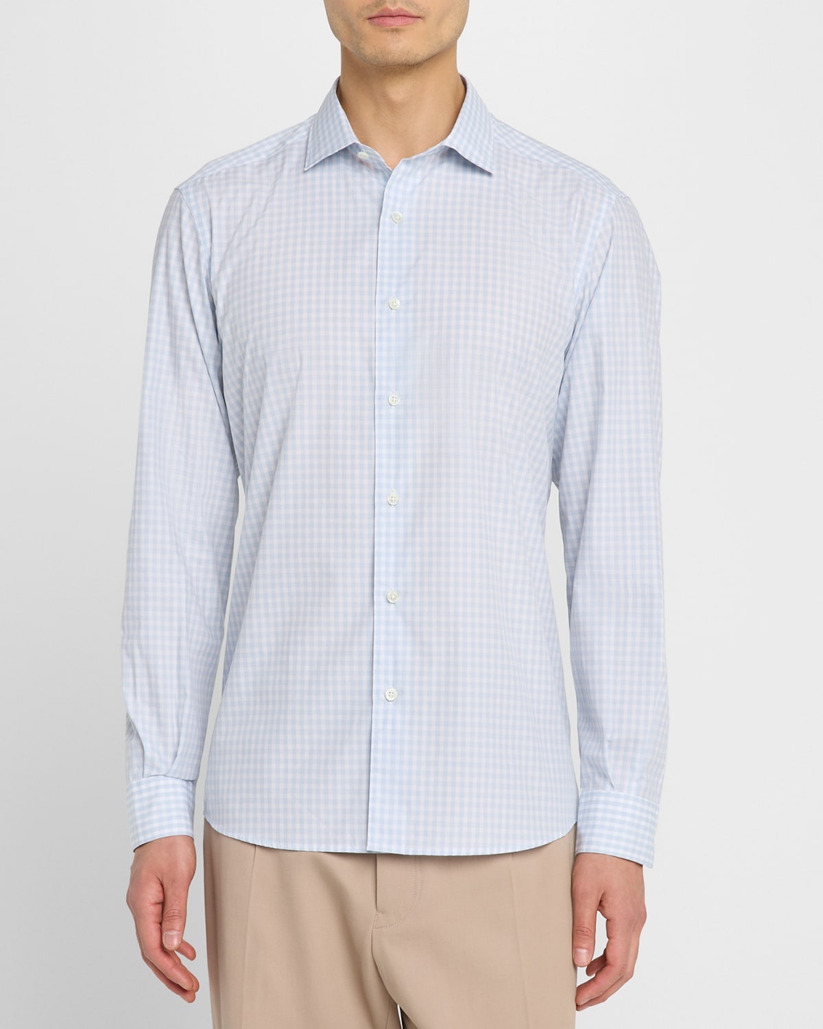 Men's Cotton Check Sport Shirt - 4