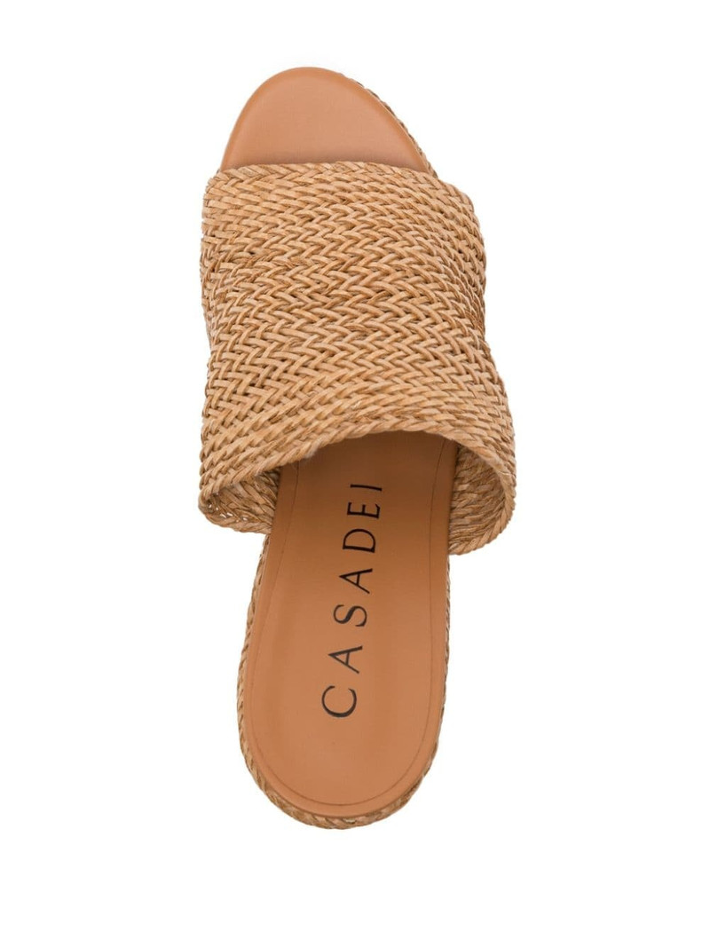 Twiga 80mm wedge mules 4