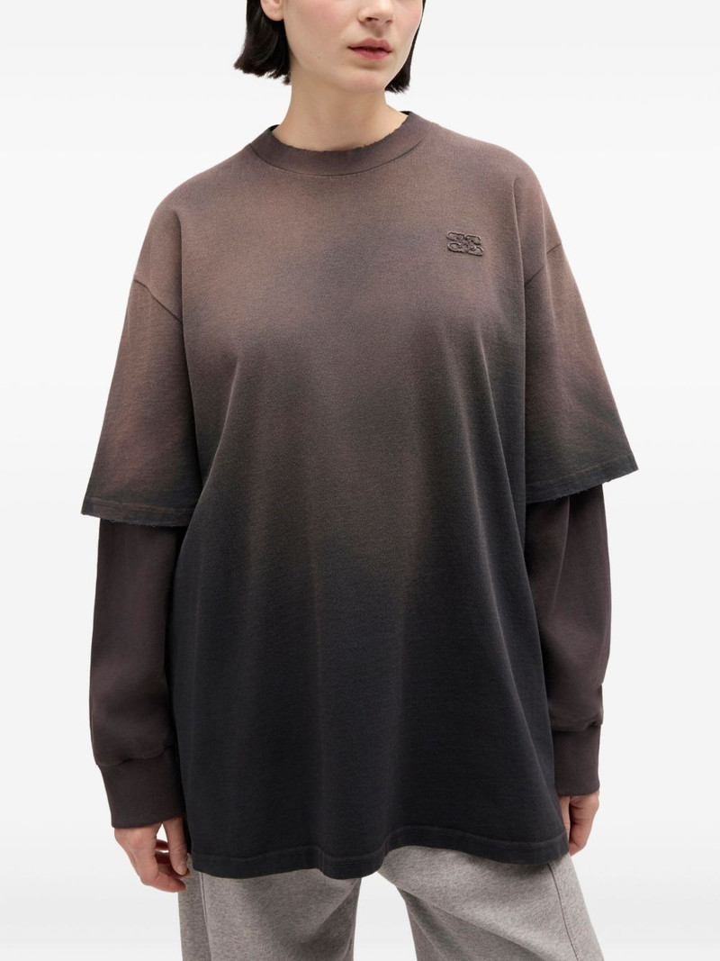 logo-detail layered sweatshirt 3
