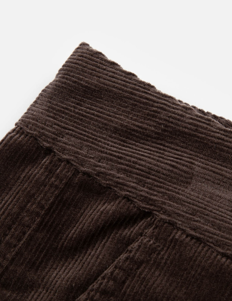 LOGO AND SEAGULL EMBROIDERY RELAX FIT CORDUROY PANTS 8