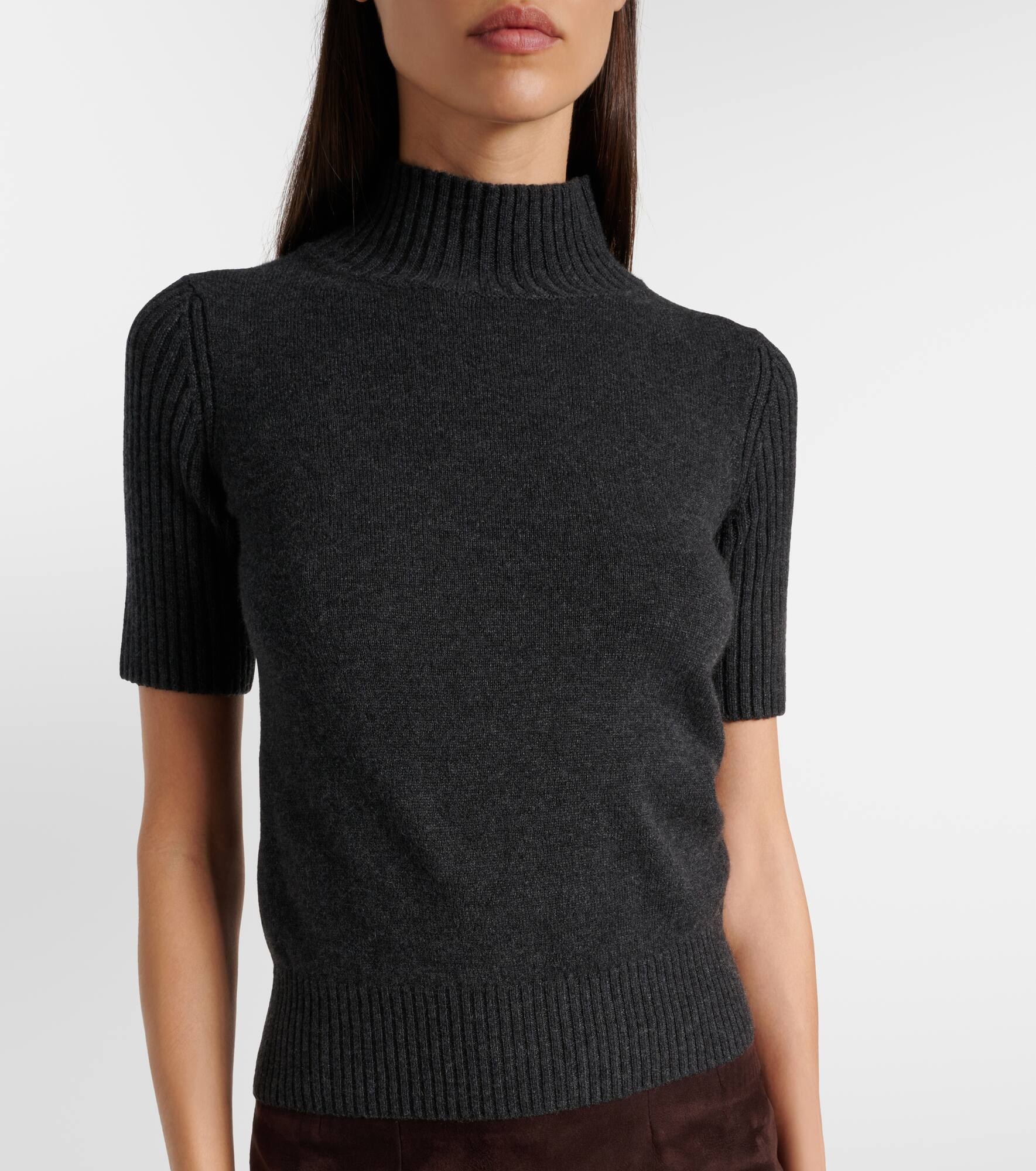 Cecil high-neck cashmere top - 4
