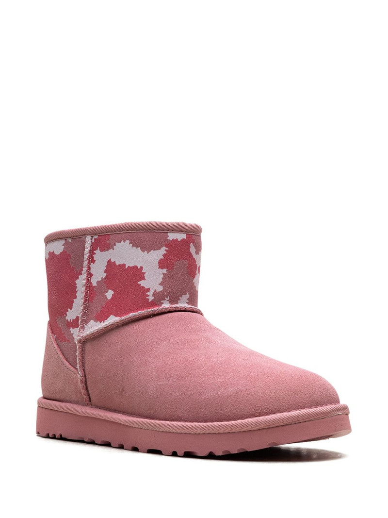UGG Classic Mini "Pink/Jagged Camo" ankle boots outlook
