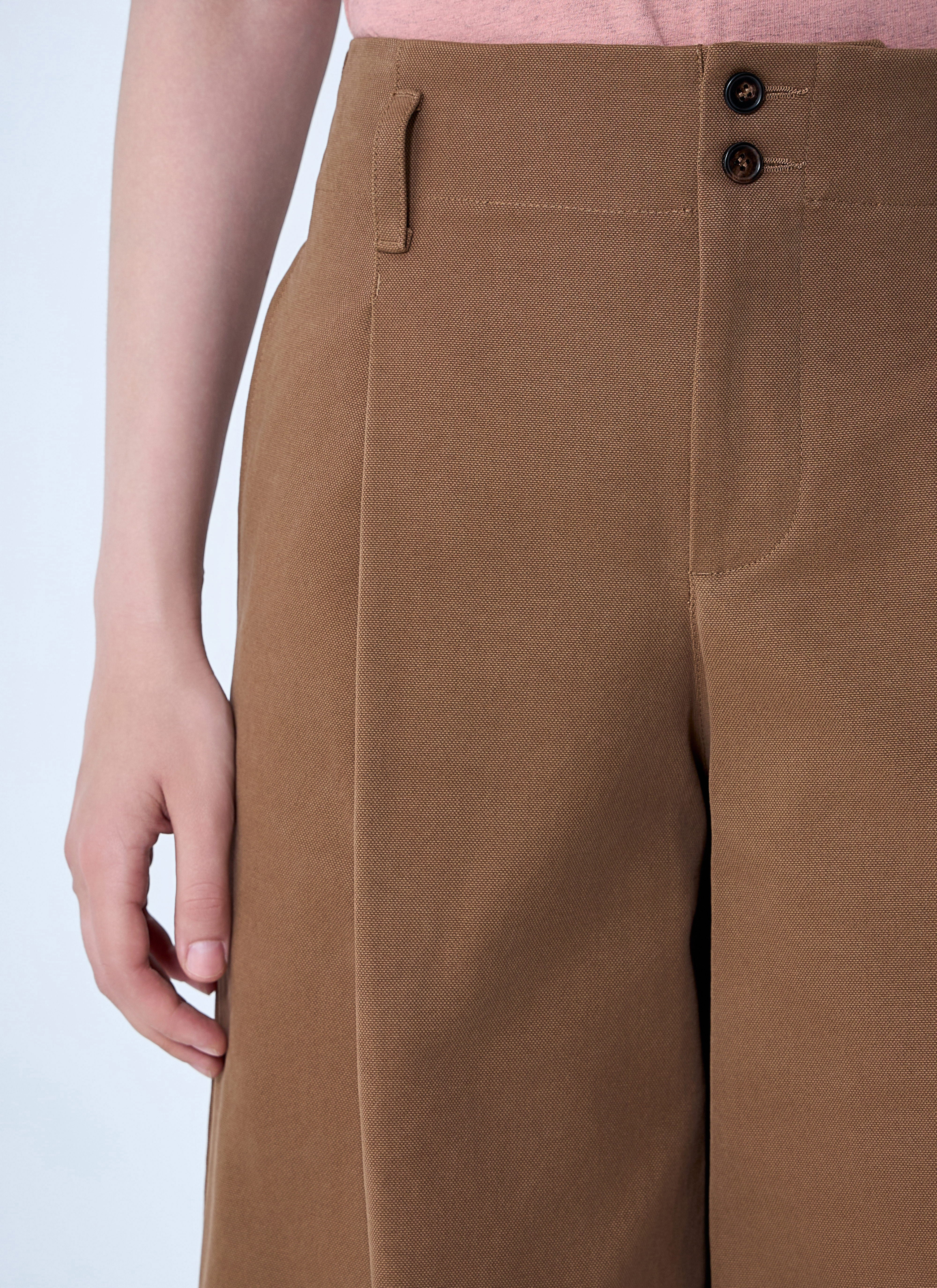 Chloé Women Cotton Canvas Pants - 5