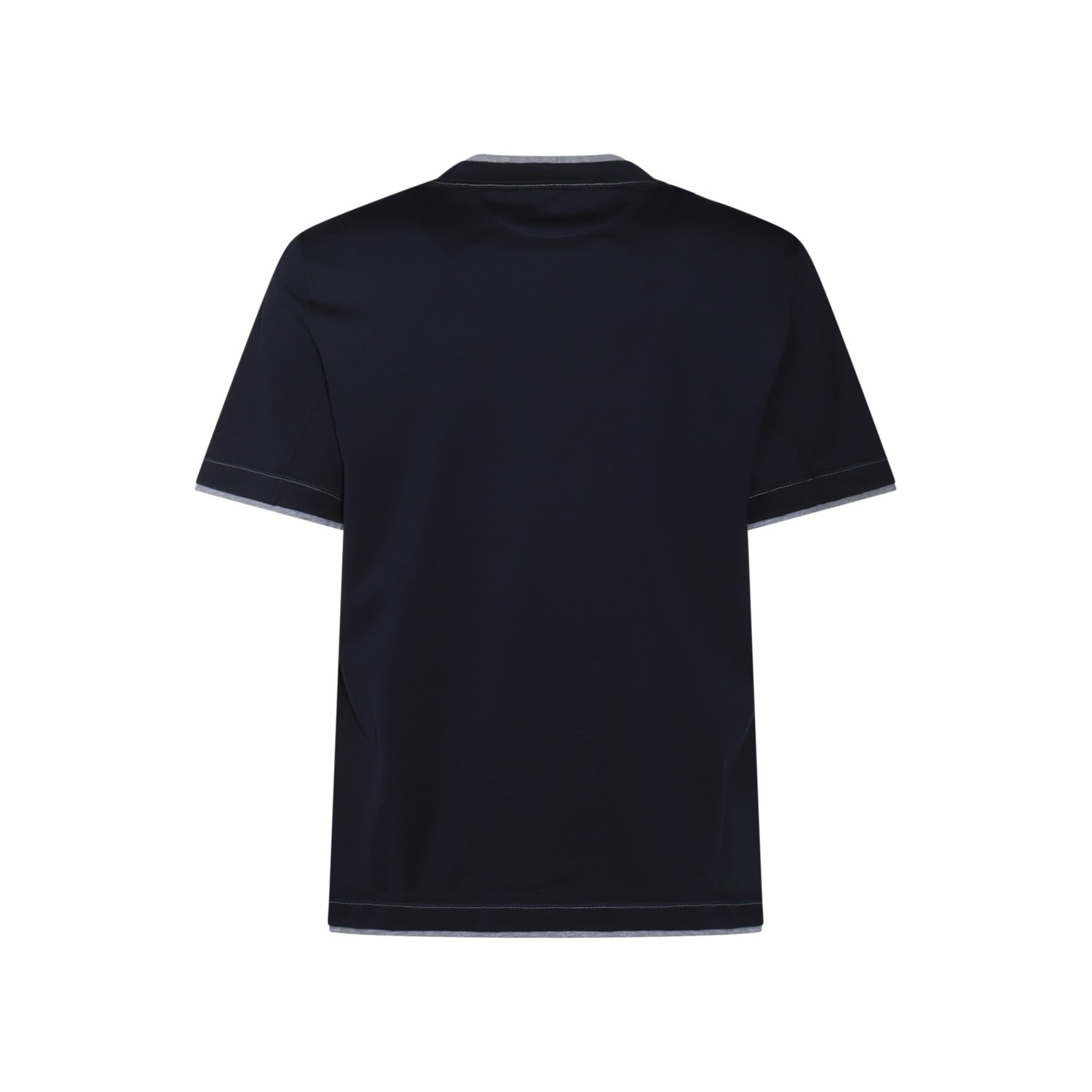 BLUE COTTON T-SHIRT - 2