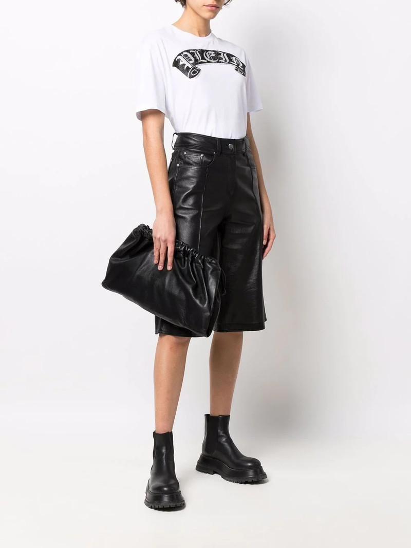 PHILIPP PLEIN rhinestone-embellished branded T-shirt outlook