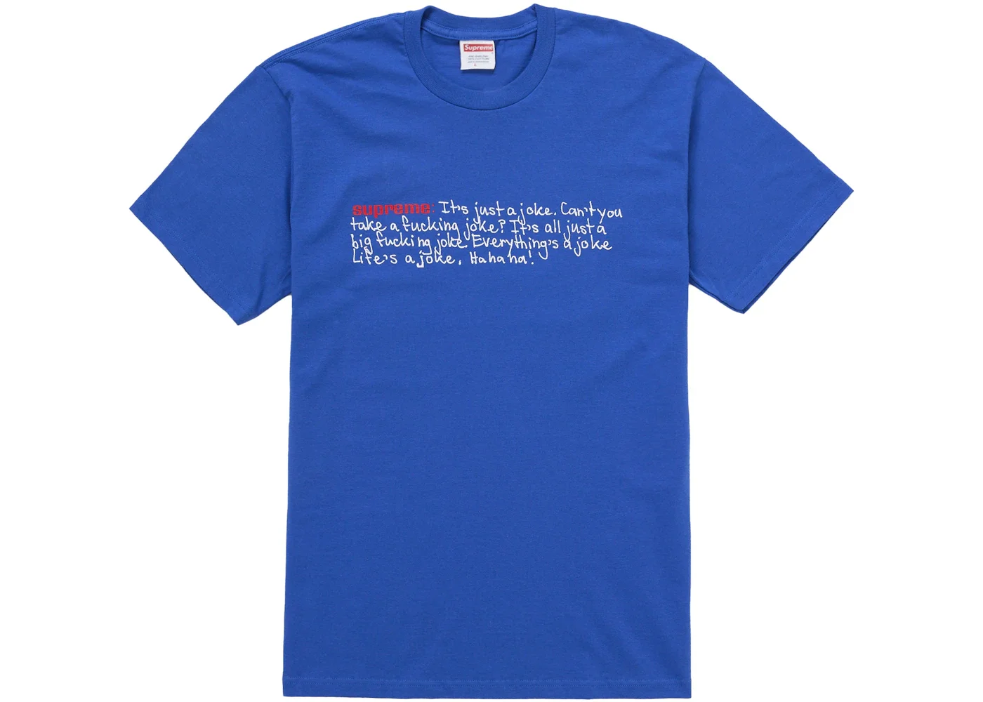 Supreme Joke Tee Royal - 1
