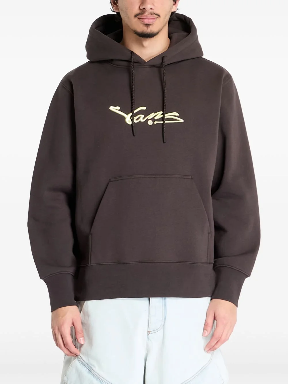 logo-print hoodie - 1