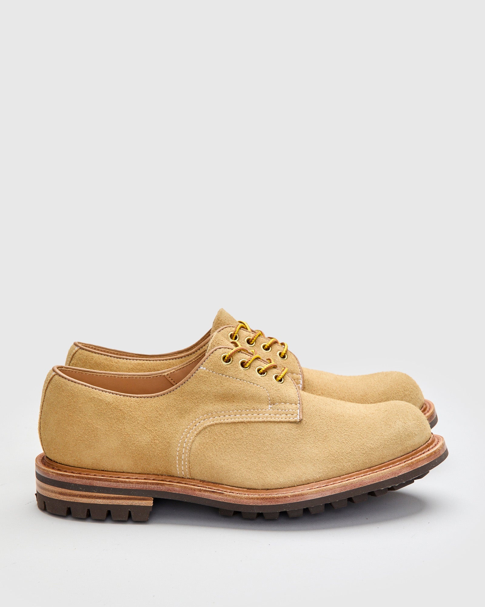 Daniel Work Shoe in Tan Hairy Suede - 3