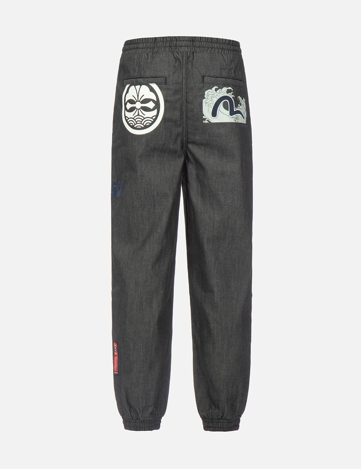 WAVE AND KAMON PRINT JOGGERS - 2