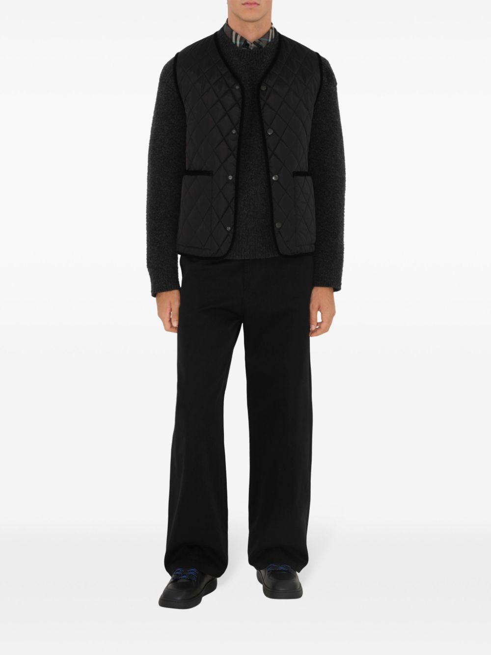 Quilted vest - 5