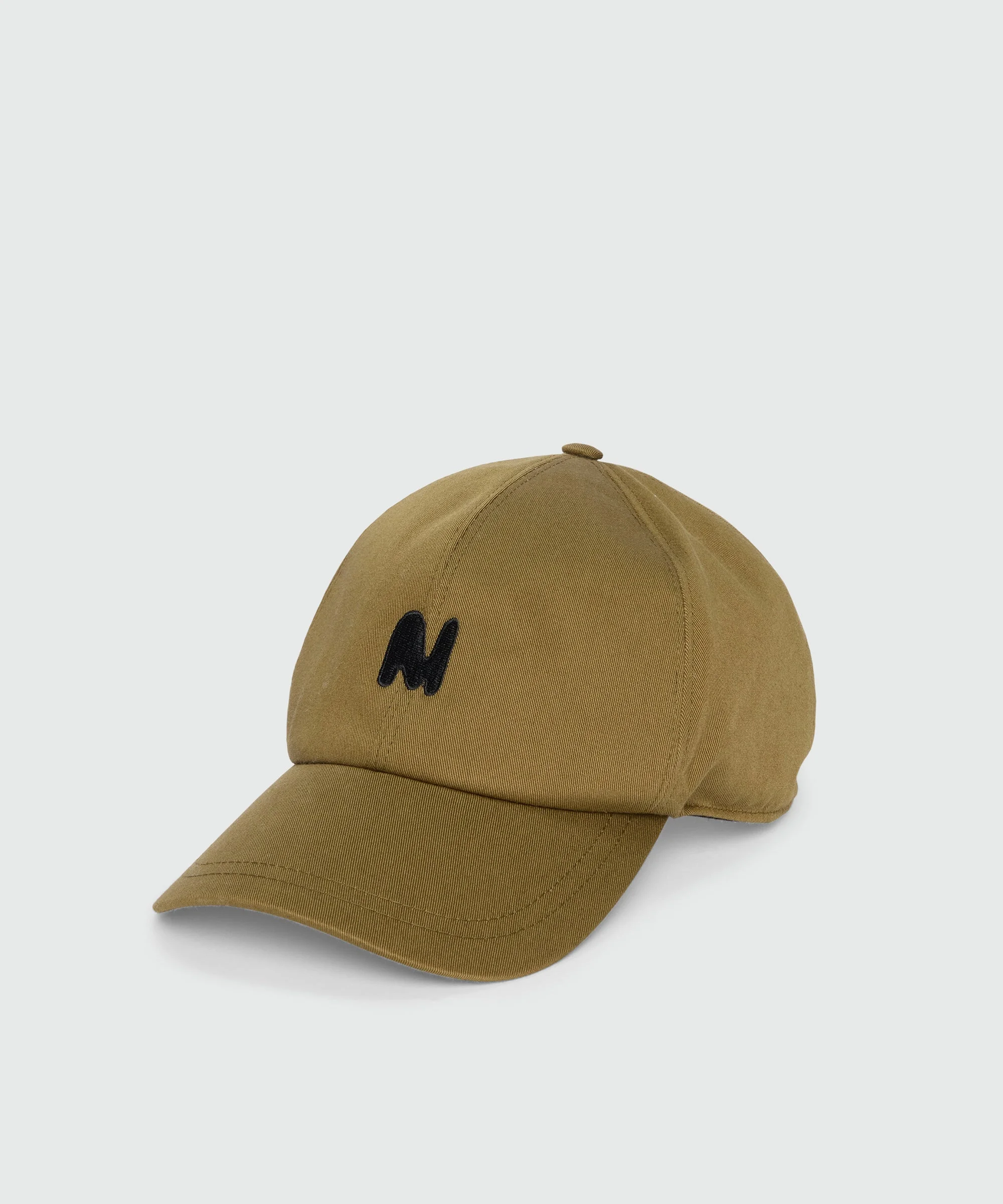 Military green baseball cap with MSGM embroidery - 1