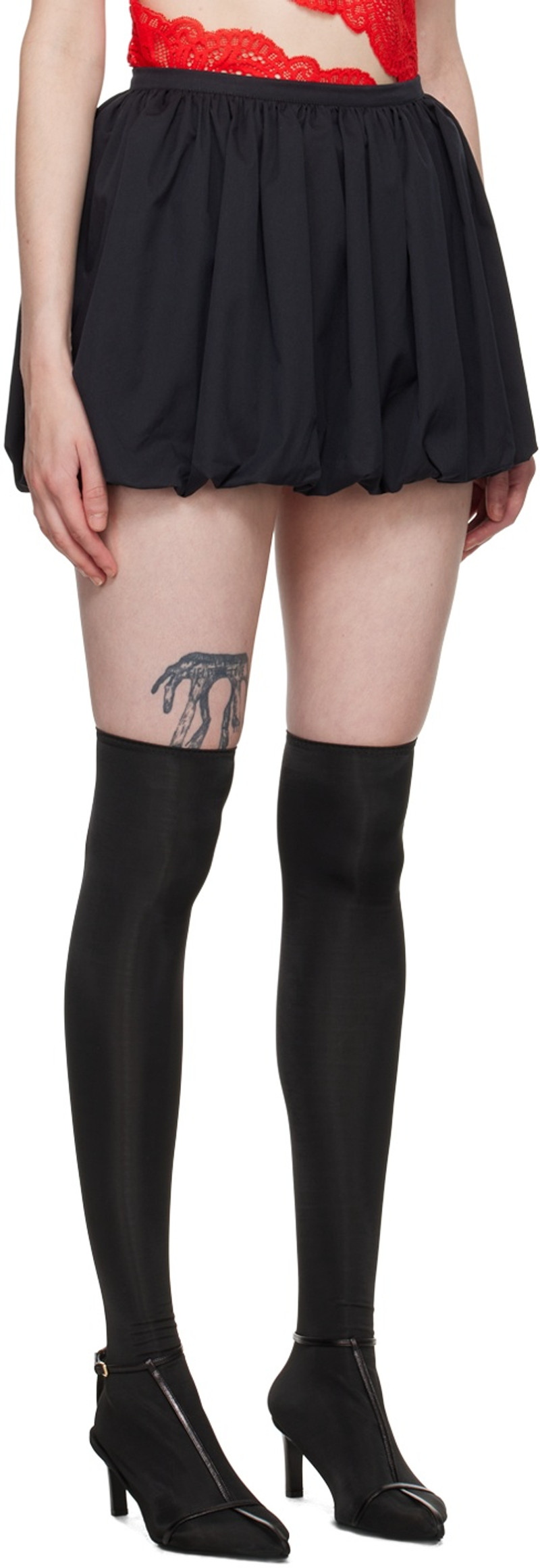 beaufille Black Maro Miniskirt outlook