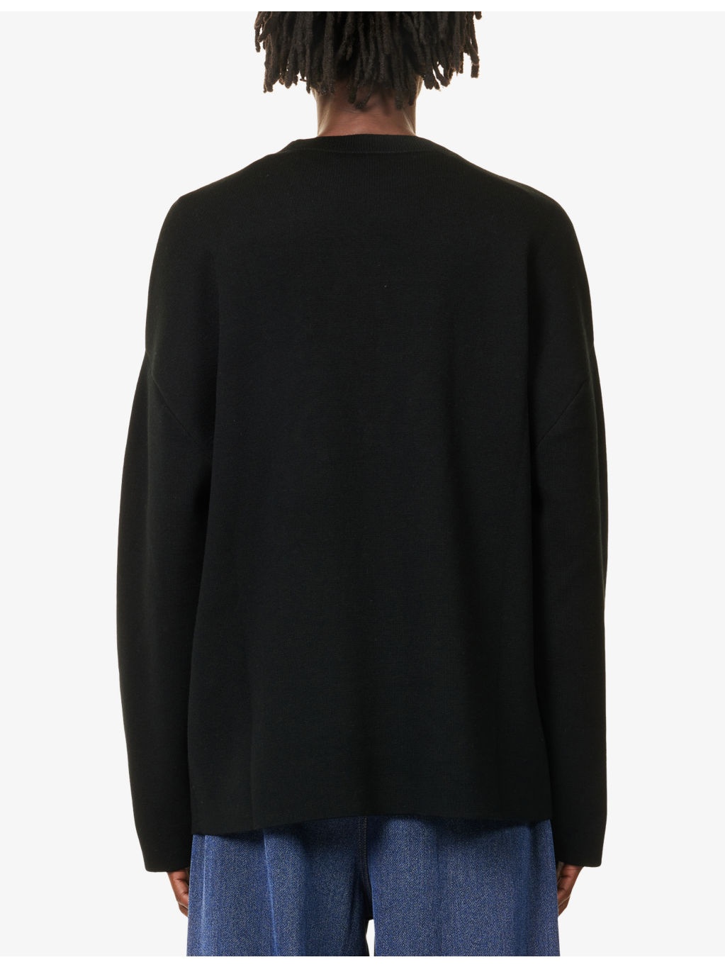 Anagram Crewneck Stretch-Wool Blend Jumper - 4